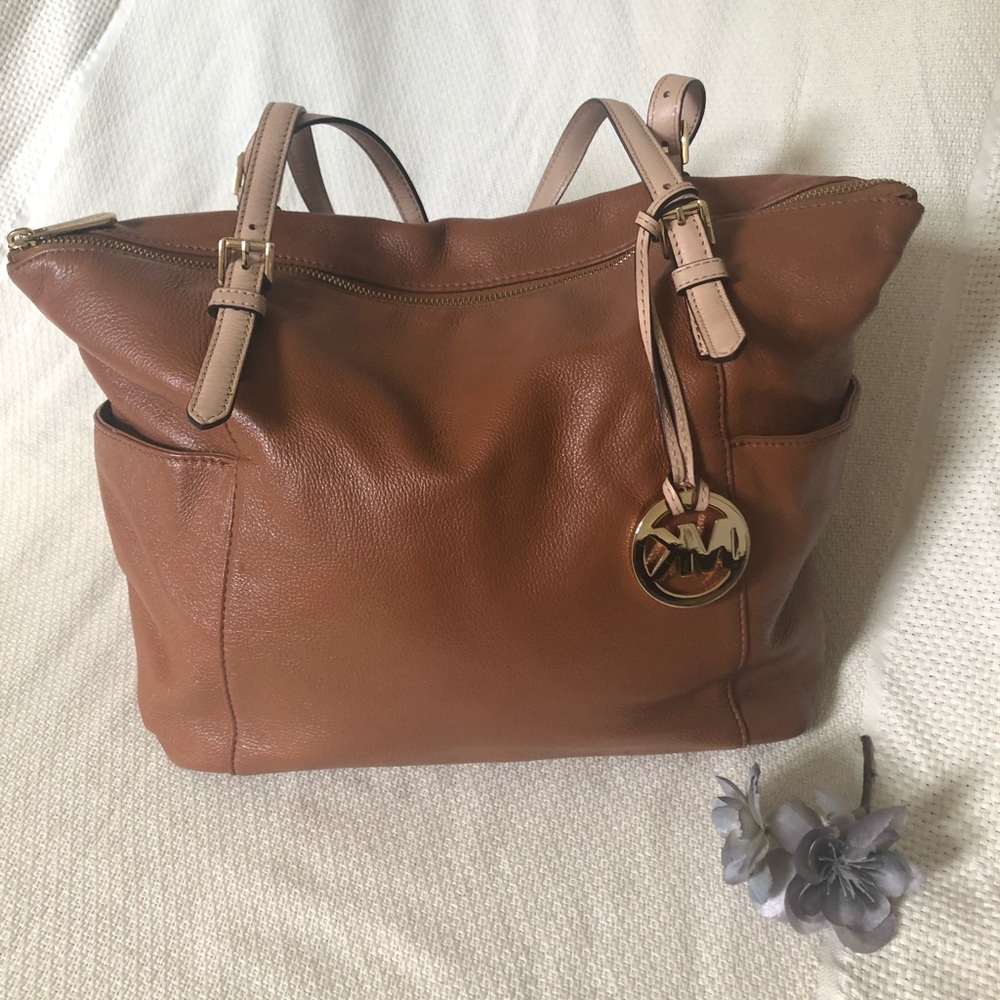 Michael Kors leather tote bag